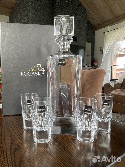 Rogaska бокалы графин штоф