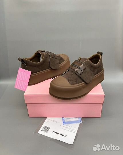 Кеды Miu Miu на липучке