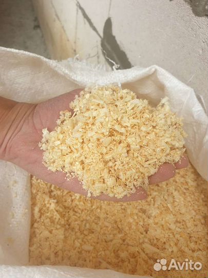 Опилки стружка в мешках