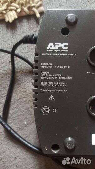 Ибп APC Back-UPS ES 525
