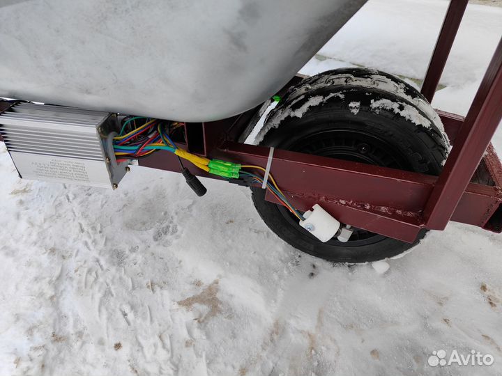 Электропривод для тачек и тележек