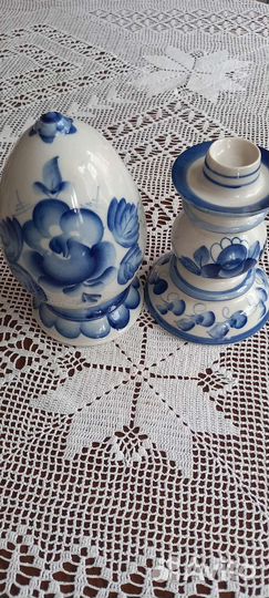 Гжель, набор из 2 предметов