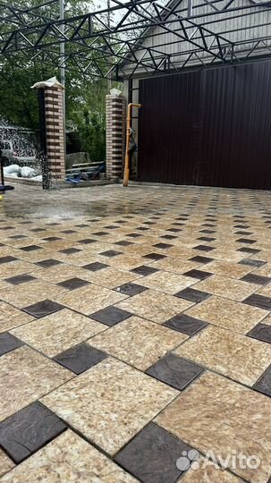 Укладка тротуарной плитки и брусчатки