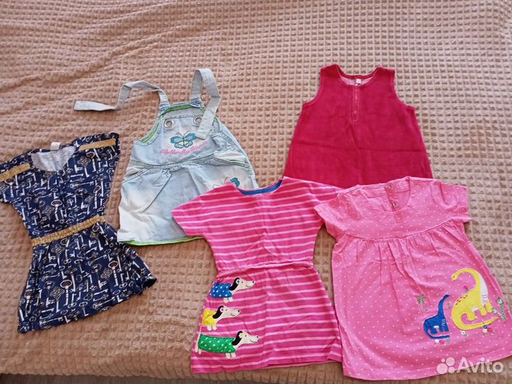 Пакет вещей для девочки до 92