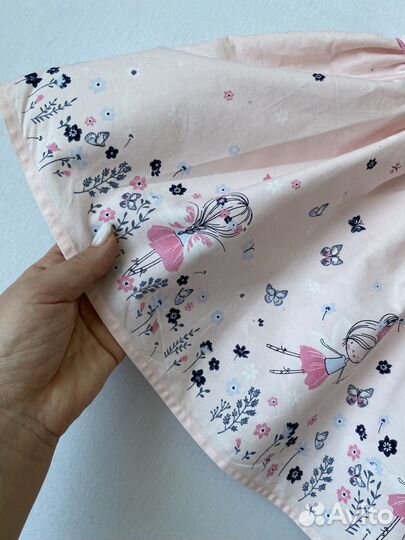 Новое розовое платье Primark 80 размер