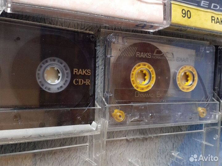 Аудиокассеты Raks коллекция. Все виды Raks