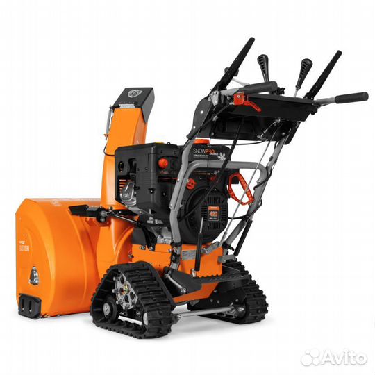 Снегоуборщик бензиновый гусеничный для очистки дор