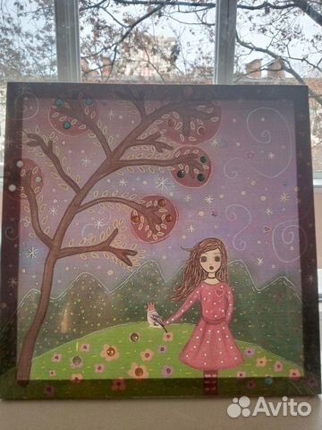 Настенное панно, ткань