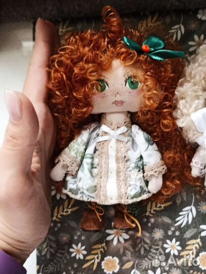 Интерьерная кукла ручной работы