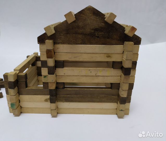 Деревянный конструктор СССР Разборный домик