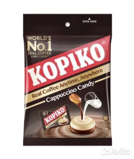 Kopiko кофейные леденцы