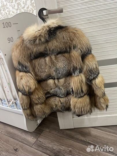 Шуба из рыжей лисы