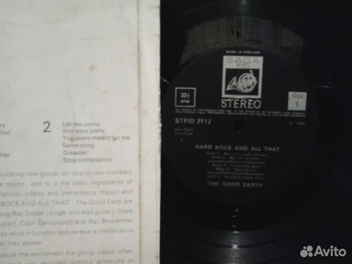 Виниловая пластинка Good Earth (Ray Dorset)