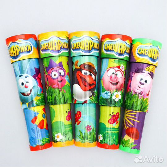 Калейдоскоп, смешарики, 4 вида №SL-00629 микс