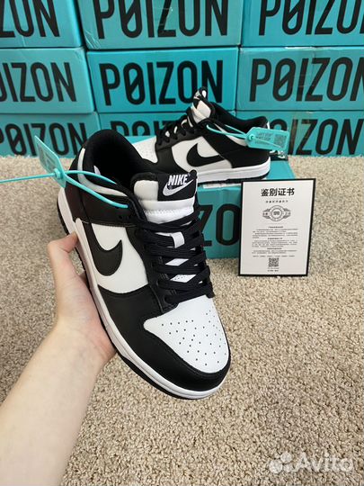 Nike Dunk Low чб Panda Онигинал Черно белые