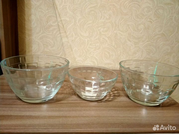 Набор салатников стекло
