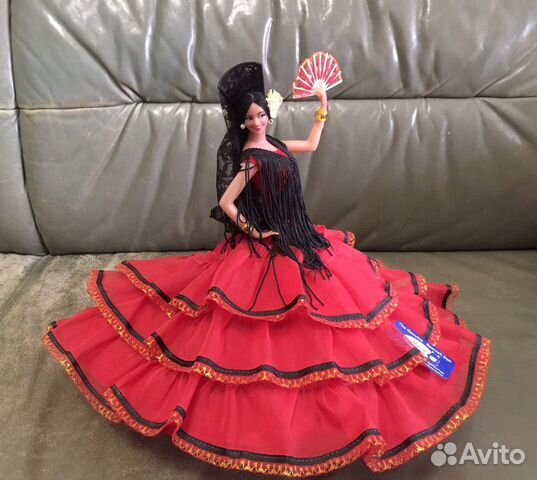 Кукла испанка танцовщица 35 см
