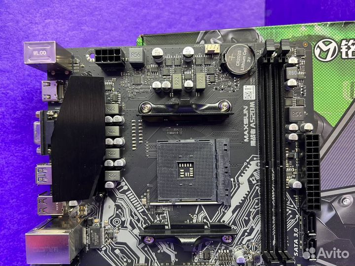 Материнская плата ам4 A520 Новая