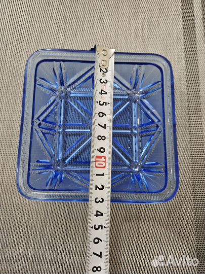 Хрустаяваза для мелочей, хрусталь, алмазная грань