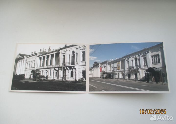 Открытки Москва современная и 100 лет назад