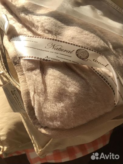 Одеяло и наматрасник Меринос 100шерсть 200х220