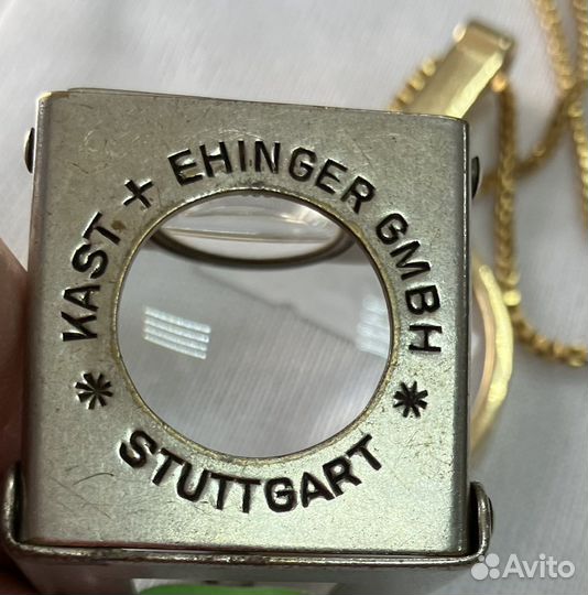 Лупа на цепочке, карманная