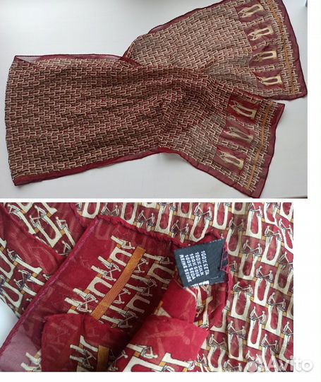 Платки шарфы парео натуральный шелк