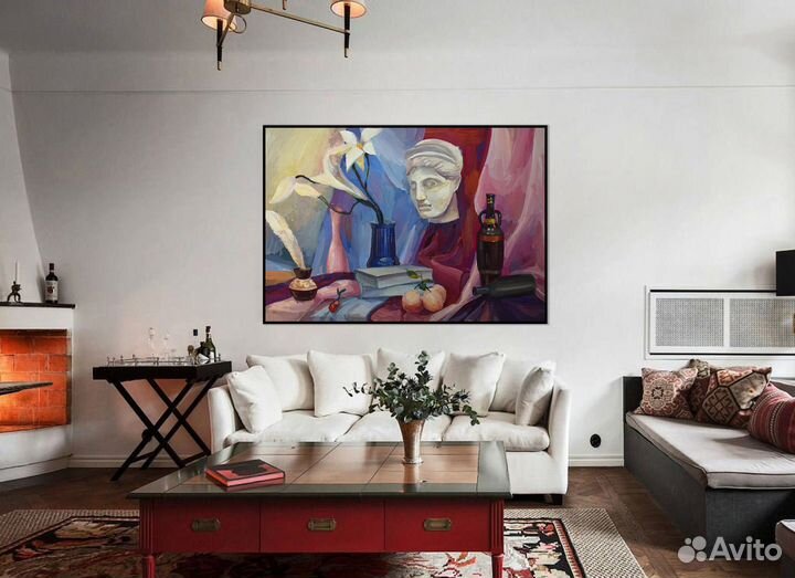 Интерьерные картины на бумаге (поштучно). Живопись