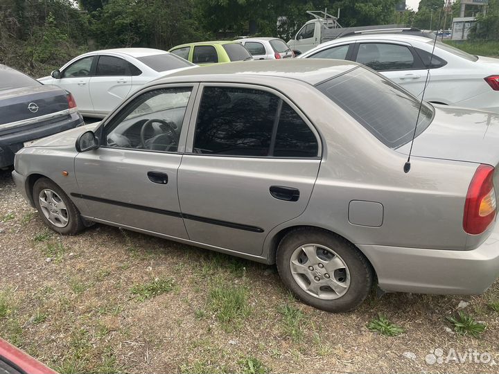 Hyundai Accent 1.5 МТ, 2007, 221 200 км
