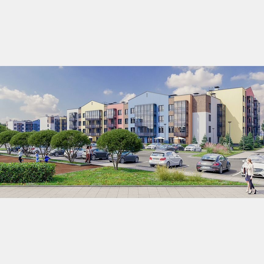 2-к. квартира, 71,6 м², 1/5 эт.