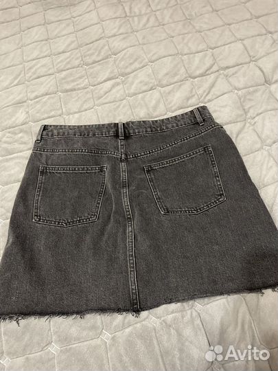 Джинсовая юбка мини