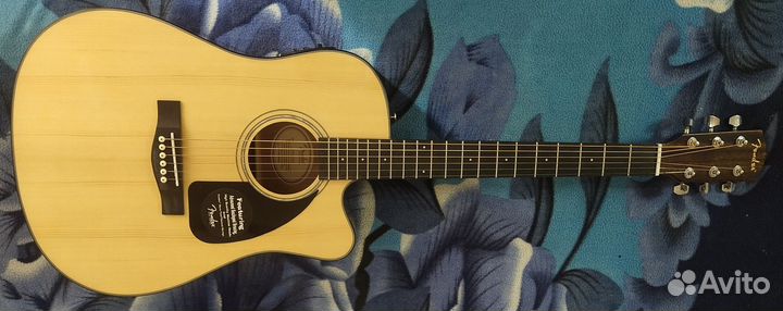 Электроакустическая гитара fender CD-60CE