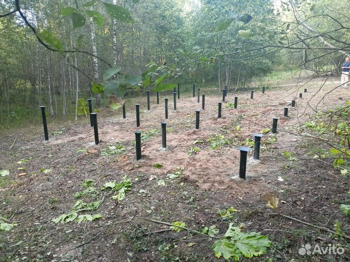 Винтовые сваи от производителя (Установка, доставка)