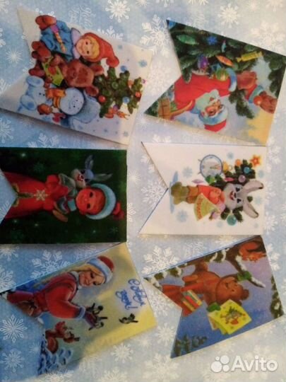 Новогодние флажки на елку