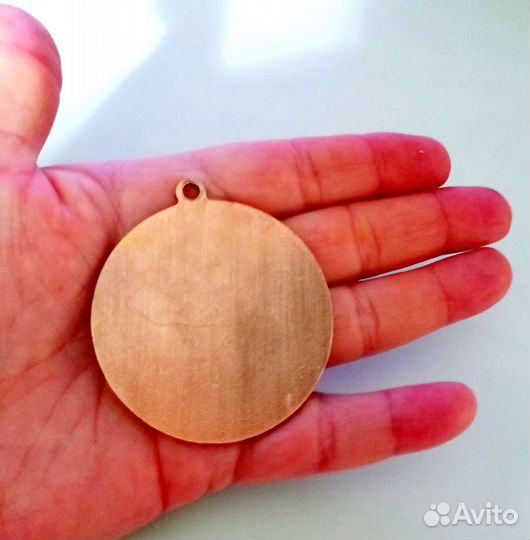 Медаль за 3 место под бронзу