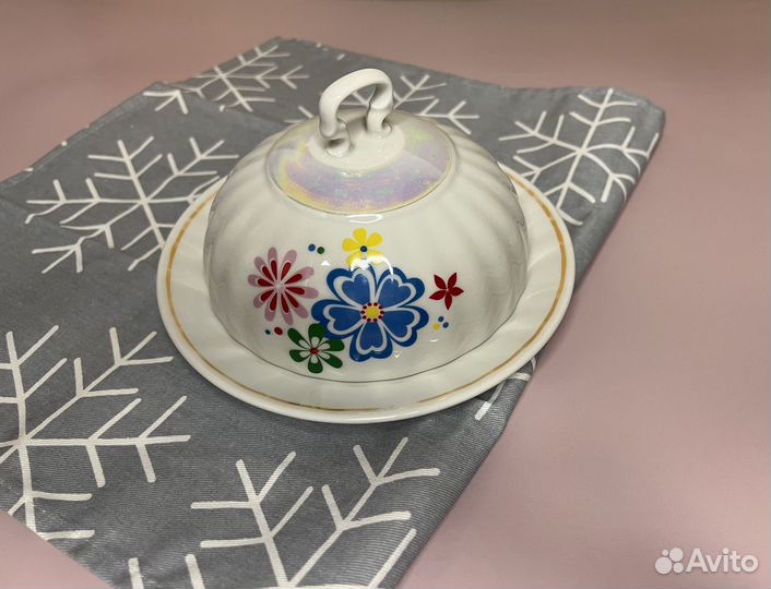 Масленка добрушский фарфоровый завод
