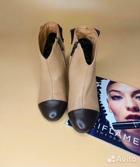 Ботильоны женские 37 размер натуральная кожа