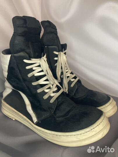 Rick owens geobasket pony hair