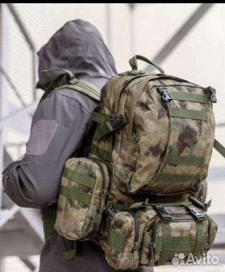 Рюкзак тактический с подсумками мох