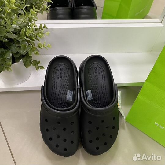 Crocs сабо женские на платформе