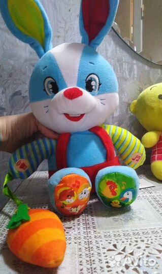 Заяц игрушка мягкая серии мульти-пульти