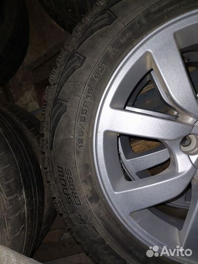 Зимняя резина r15 в сборе