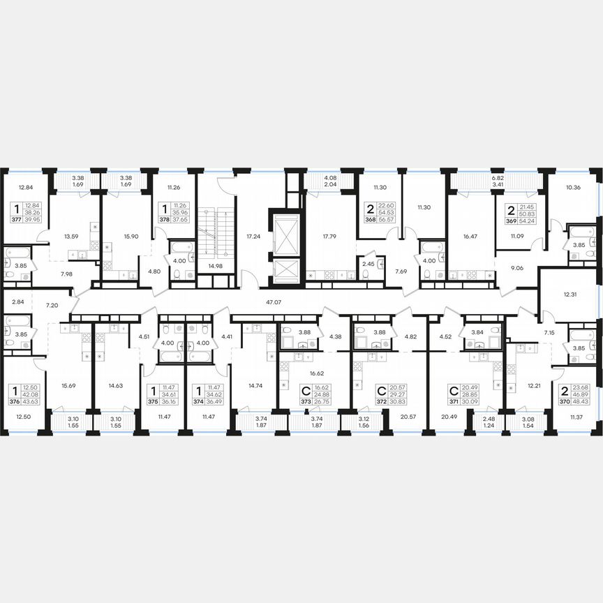 Квартира-студия, 26,8 м², 5/15 эт.