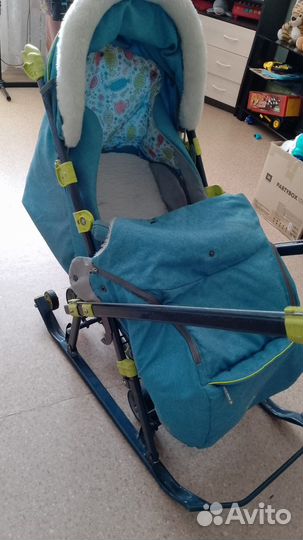 Санки коляска nika