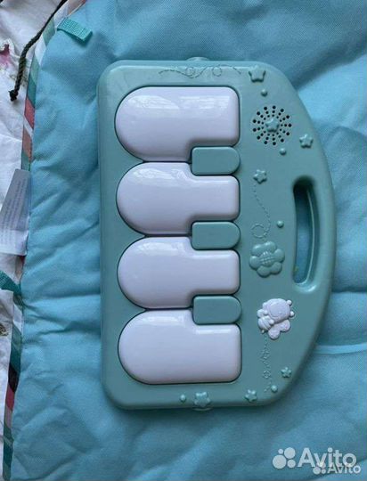 Развивающий коврик baby go с пианино