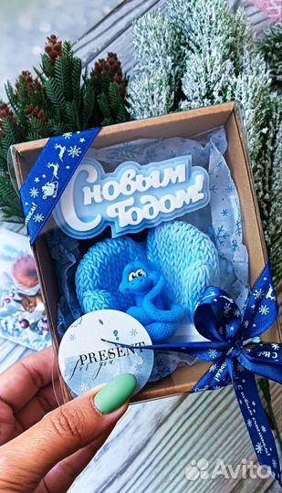 Мыло ручной работы новогоднее