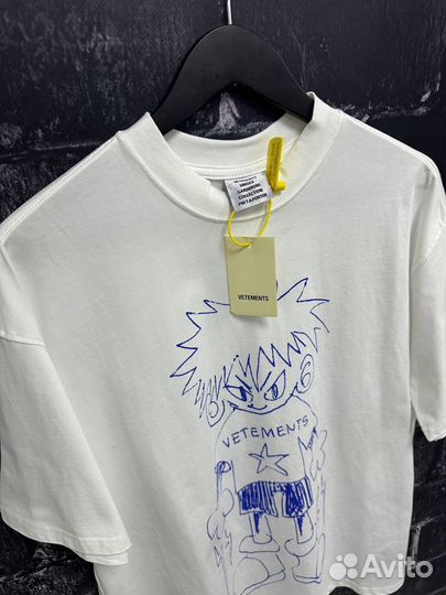 Футболка vetements белая limited