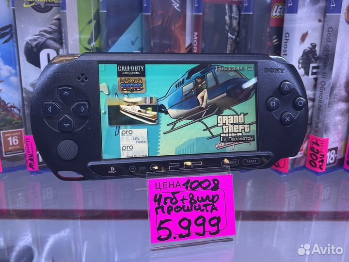 Sony PSP 1008 8 игр прошита