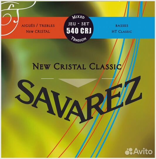 Струны для гитары Savarez 540CRJ New Cristal Class