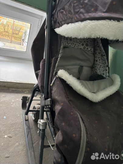 Детские санки коляска